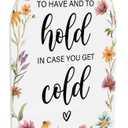 Acrylic Wedding Sign To Have And To Hold In Case You Get Cold Signs for Ceremony Modern Calligraphy Arch Acrylic Table Top Signs for Wedding Reception and Event Party Table Decor (White Wildflowers)