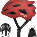 NTGBV Adult Bike Helmet for Men/ Women with Helmet Bag 2 Removable Moisture-Wicking Liners Adjustable Dial Comfort Fit Lightweight Shockproof CPSC 1203 Safety Certified for Road-Ready/ Urban-Commute/ MTB