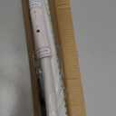 DIIG Sliding Door Security Bar17.7-50.5inch Adjustable Locking Window Safety Bar with Rubber Tips, Diameter 1inch Window Security Bar for Home Apartment Travel (White)