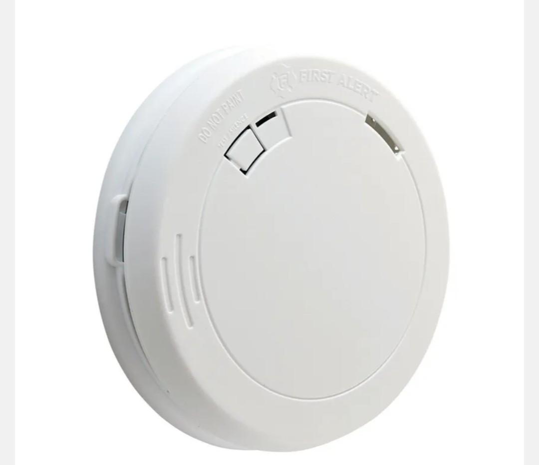 Slim Photoelectric Smoke Alarm with 10-Year Battery