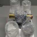 Wall Sconces Set of Two, 22" Black and Gold Bathroom Sconces with Clear Glass, Hardwired Modern Sconces Wall Decor Set of 2 Wall Light fixtures for Bathroom Mirror Living Room Hallway Bedroom