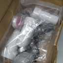 DoubleFill 3 Way Swimming Pool Diverter Valve Hose Adapter with Hose Clamps Replacement Slip Valve Filter Hose Conversion Kit with Seal Ring for 1 1/ 4'' or 1 1/ 2'' Filter Ports (White, Hose Adapter)