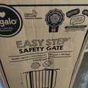Regalo Safety 29-38.5" Baby Gate for Doorways & Bottom of Stairs, Pressure Mounted Baby Gate with Door for Babies, Toddlers & Pets, Tested & Safe for 30 Years, American Designed, American Owned, White