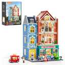 Lumibricks ToyStore Lighting BuildingBricks Set – City Town Modular Townhouse Toy Shop Dollhouse LED Light Display Model 3086 Pcs Construction Kit for Adults and Teens