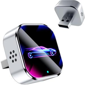 2026 Wireless CarPlay Adapter Upgrade Wired CarPlay to Wireless, Mini USB Design for Cars with Built-in Wired Apple CarPlay Plug and Play Easy Use Fast Stable Connection Car Play for iPhone (Multicolor)