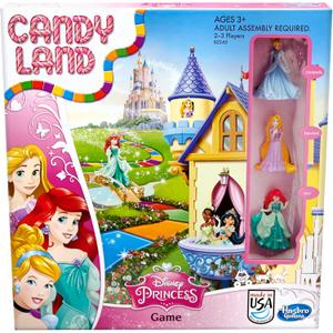 Hasbro Gaming Candy Land Disney Princess Edition Board Game, Preschool Games for 2 to 3 Players, Family Games for Kids Ages 3 and Up 