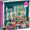 Galison Wonder & Bloom Puzzle, 500 Pieces, 20x20  Brightly Colored Scene of a Welcoming Local Plant Shop  Challenging, Perfect for Family Fun, Multicolor