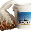 BasicGear Pancake Cast Net  Heavy-Duty 1.0+ lb/ft Weights, 4ft to 12ft Radius, Multiple Mesh Sizes, Pro Grade, Freshwater & Saltwater