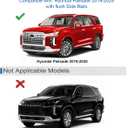 Wonderdriver Lockable Roof Rack Cross Bars 300lbs Compatible with Hyundai Palisade 2019-2025 SE SEL XRT Limited Calligraphy,Heavy Duty Aluminum Roof Rails Crossbars Canoe Black Rooftop Cargo Luggage