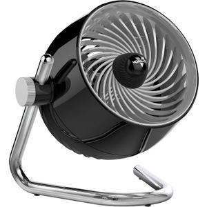 Vornado Pivot3 Compact Air Circulator Fan with Pivoting Axis, 3 Speed Settings, Removable Grill for Cleaning, Perfect for Home, Office, Dorm Use, Black, Medium