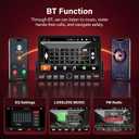 Single Din Car Radio with Bluetooth iOS/Android Mirror Link Share Same Video, 7" IPS Touch Screen Car Radio 1 Din with Piano Keys Support Backup Camera Mirror Link Bluetooth FM USB EQ SWC