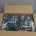 Moonflor C9 LED Christmas Lights Outdoor with 50 Spring Clips, 50ft 50 LED Waterproof Strawberry String Lights, Commercial Grade Extendable Perfect for Roofline Patio House Xmas Decor, Warm White