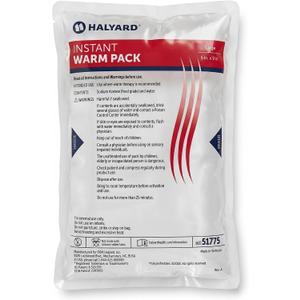 HALYARD Hot Compress Disposable Instant Warm Packs Heat Therapy Pain Relief 6 x 9 Inches, 24 Packs Per Case - 51775