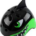Toddler Kids Bike Helmet, Adjustable and Multi-Sport, 3 Sizes for Ages 1-2-3-5-8-14 Years Child Infant Boys Girls (Black shark)
