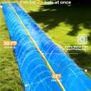 Sloosh Huge Water Slide, 30ft x 6ft Heavy Duty Lawn Water Slip with Built-in Sprinkler Slide and 2 Slip Inflatable Boards for Kids Adults Party Summer Yard Lawn Outdoor Play Activities, Large