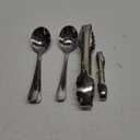 12PCS Stainless Steel Serving Utensils Sets - Large Serving Spoons,Slotted Spoons,Serving Tongs,Appetizer Tongs,Utensills Sets for Buffet Catering Banquet Party (Silver)