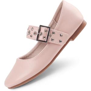 Toddler Girl Dress Shoes Bow Black Dress School Shoes Princess Mary Jane for Toddler/Little Girl (Pink)