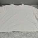 Verdusa Women's Lace Tops Y2k Oversized Tshirts Basic Tees Short Sleeve Summer Outfits Going Out Top (White, XL)