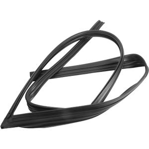 Motoforti Door Window Run Channel Seal, Weatherstrip Glassrun Channel Seal Strip, for Honda Accord 1994-1997, Rubber, Front Left, No.72275SV4003, Black, 1 Pc