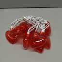 PASUTO Red Heart String Lights, 8.5Ft Valentines Day Decorations Light with 10 LED Red Heart Lights, Connectable Romantic Fairy Light for Wedding Valentine's Day Anniversary Indoor Party Decor