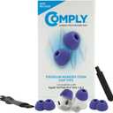 Comply Memory Foam Replacement Earbud Tips for Apple AirPods Pro 1 & 2 | Ultimate Comfort, Secure Fit, Superior Noise Isolation | Anti Slip, Prevent from Falling Out | Purple, Small (3 Pairs)