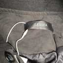 ZESICA Women's Trendy Casual Oversized Barn Jackets 2026 Spring fall Lightweight Contrast Collar Zip Up Cotton Cargo Coat (Large, Black)