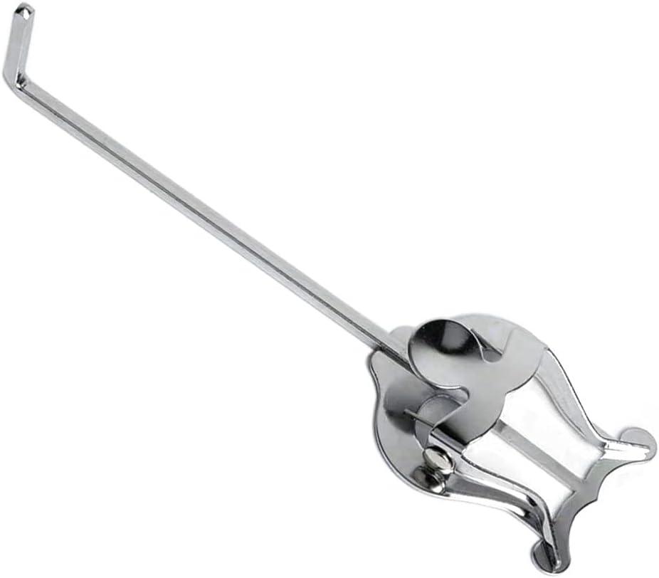 Trumpet Marching Clamp-on Lyre Metal Plating Sheet Music Clip for Musical Instrument Accssories (Trumpet-Silver 7.2inch)
