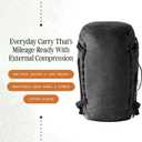 eagle creek Explore Backpack - Adventure Travel Backpack for Hiking - Comfortable Shoulder Straps - Easy Access Compartments - Reinforced Grab Handles - Removable Hip Belt - Black - 26L
