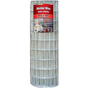 YardGard  2 Inch by 4 Inch Mesh Welded Wire Fence  36 Inches by 50 Feet  12.5 Gauge Galvanized Steel  for Animal Enclosures | Garden Protection | Property Fencing | Rabbit and Utility Use
