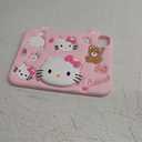 Cartoon Case for iPad 10.2"，MONEHOYSY Cute Soft Silicone Kickstand [Drop Proof,Shock Proof,Anti Slip] Back Stand Cover Case for Kids Children Teens Girls Boys (Kitty-1)