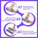 Upgrade Anti-Tangle Replacement Vacuum Head for Dyson V7, V8, Cyclone V10, V11, V15 Cordless Vacuum Cleaners, Quick Release Motor-Head Brush Roller for Dyson Vacuum Attachments Parts