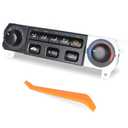 599-268 Heater Climate Control Switch Module Panel Replace 79600-S84-A01ZA | Compatible with Honda Accord 1998-2000, Honda Odyssey 1998-2004, A/C Heater Climate Control Module