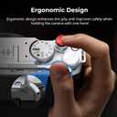 SmallRig Thumb Grip with Hot Shoe Cover for FUJIFILM X-M5 (Silver) - 4877