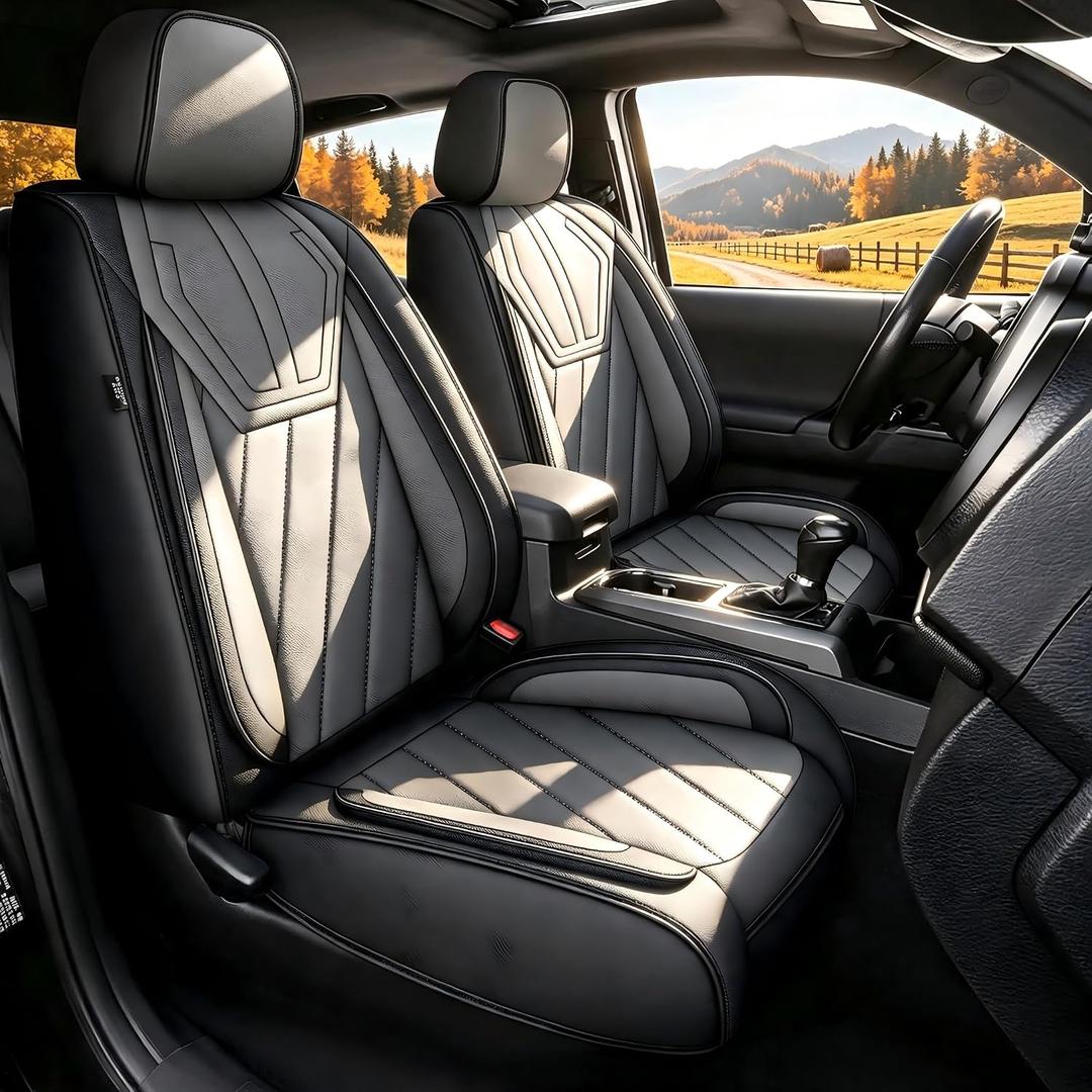 for 2024 2025 2026 Toyota Tacoma Seat Covers Trucks Leather