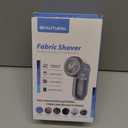 BEAUTURAL Fabric Shaver and Lint Remover, Sweater Defuzzer with 2-Speeds, 2 Replaceable Stainless Steel Blades, Battery Operated, Remove Clothes Fuzz, Lint Balls, Pills, Bobbles Gray