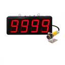 JIAWANSHUN Digital Counter 4-inch Large LED Display Counts Up to 9999 Infrared Sensor Counter for Conveyor Belts Automatic Counting Output 12V