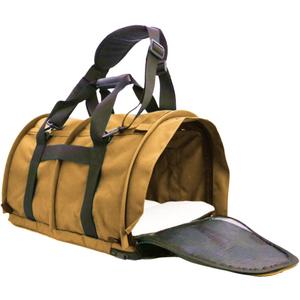 SturdiBag XL Pet Travel Carrier: Flexible Height for Cat and Dog Soft Sided with Safety Clips and Seatbelt Straps | Earthy TAN, 20" x 16" x 12" (PN: SB3-PRO-ET)