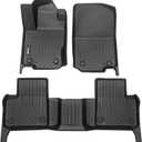 HAFIDI® Floor Mats Fit for 2012-2019 Mercedes Benz ML/GLE/GL Series All Weather Protection TPE Car Floor Liners, Fits 1st & 2nd Row Full Set Custom Accessories, Black