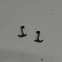 hansgrohe WallStoris 1-inch Modern Towel Hook- Wide in Matte Black, 27914670