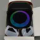 Mini Karaoke Machine, Portable Bluetooth Karaoke Speaker with 2 Wireless Microphones and Party Lights for Kids and Adults, Birthday Gifts for Girls Boys Family Home Party