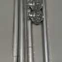 Curtain Rod 32 to 58 Inches (2.6-4.8ft), USFOOK 7/8 inch Telescoping Splicing Curtain rods for Windows 20 to 54 inches, Silver Decorative Drapery Rods for Home with Translucent Finials