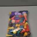 Candywood Large Set Full Rainbow Color Style Wooden Loose Parts Sensory Play Toys, Mandala 7 Shapes, 27 Colors, Stacker Nesting Toys Parts(81 PCS)