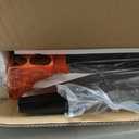 SICOTAS Rattan Nightstand Bedside Table - Farmhouse Boho Narrow Accent End Table with 2 Open Rattan Shelves for Bedroom, Living Room, Small Spaces - Black Oak (1 Piece)