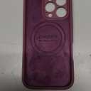 Ktele Magnetic for iPhone 16 Pro Case [Compatible with Magsafe] [Premium Silicone Satin-Smooth Touch] Slim Shockproof Anti-Scratch Microfiber Lining Case, 6.3 inch, WineRed