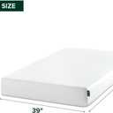 Zinus 6 Inch Twin Green Tea Memory Foam Mattress [New Version], Fiberglass Free, Medium Firm Feel, Zoned Pressure Relief, Certified Safe Foams & Fabric, Mattress in A Box
