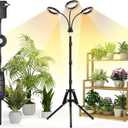 Grow Lights for Indoor Plants, Full Spectrum LED Plant Light with Tripod Stand, Plant Growing Lamps with Timer 3/9/12H, 3 Color Modes, 6 Brightness, 78'' Adjustable Height for Large Plants