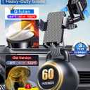 Qifutan Dash Mounted Holders Phone Holders for Your Car Phone Mount for Car Windshield Dashboard Air Vent Universal Desk Mounts Hands Free Automobile Cell Phone Holder Fit for iPhone Smartphone