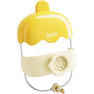 Leak-Proof & Chew-Proof Hanging Water Dispenser No Drip for Birds, Chinchillas, Guinea Pigs, Ferrets, Rats, Rabbits, Bunnies, Parrots, Squirrels, and Other Small Animals - Yellow, 12oz