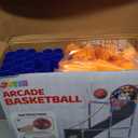 JOYIN Arcade Basketball Game Set with 4 Balls and Hoop for Kids 3 to 12 Years Old Indoor Outdoor Sport Play - Easy Set Up - Air Pump Included - Ideal for Competition