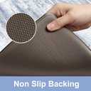 KIMODE Kitchen Mats for Floor, Abstract Kitchen Rugs Sets of 2, Anti Fatigue Mats for Kitchen Floor, Cushioned Comfort Kitchen Floor Mats for Sink Laundry Desk Multi-Blue 17"x59"+17"x29"